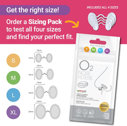 Invisible Nose Filters | Air Pollution & Allergy Protection | PM2.5 Filter
