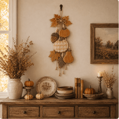 🔥LAST DAY 49% OFF - 🎃Rustic Harvest WoodenDoor Hanger