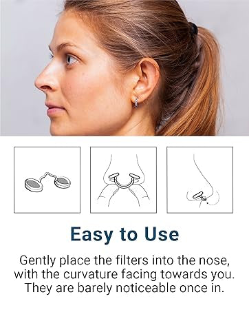 Invisible Nose Filters | Air Pollution & Allergy Protection | PM2.5 Filter