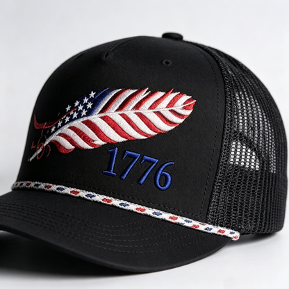 ✨Freedom Feather 1776 Trucker Cap – 1776–2026 American Trib