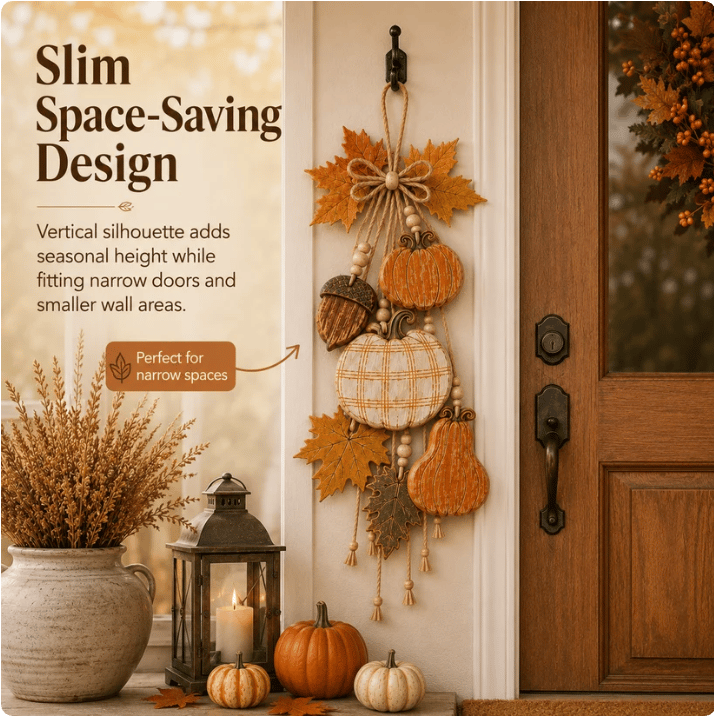 🔥LAST DAY 49% OFF - 🎃Rustic Harvest WoodenDoor Hanger
