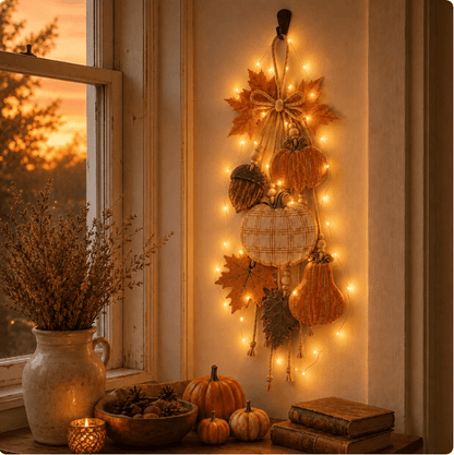 🔥LAST DAY 49% OFF - 🎃Rustic Harvest WoodenDoor Hanger