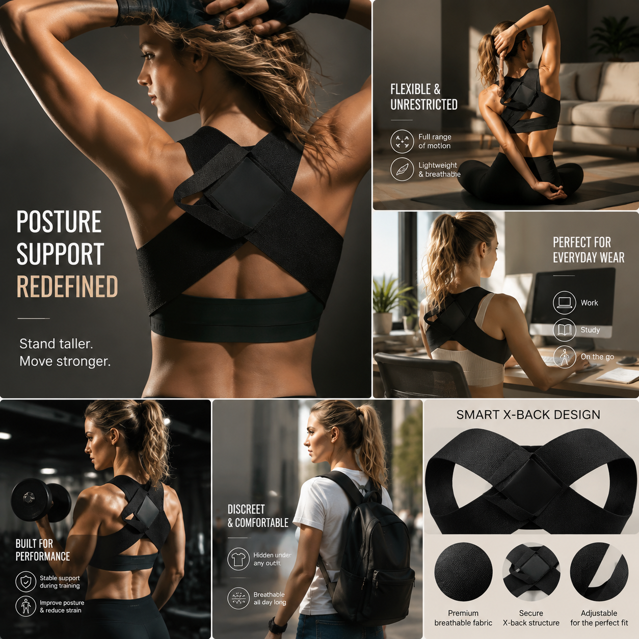 🔥Fitness Posture Corrector Training Straps