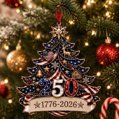 🇺🇸 America 250th Anniversary Christmas Ornament
