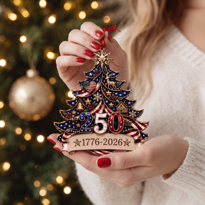 🇺🇸 America 250th Anniversary Christmas Ornament