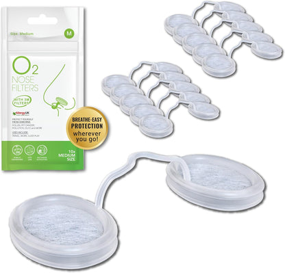 Invisible Nose Filters | Air Pollution & Allergy Protection | PM2.5 Filter
