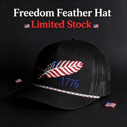 ✨Freedom Feather 1776 Trucker Cap – 1776–2026 American Trib
