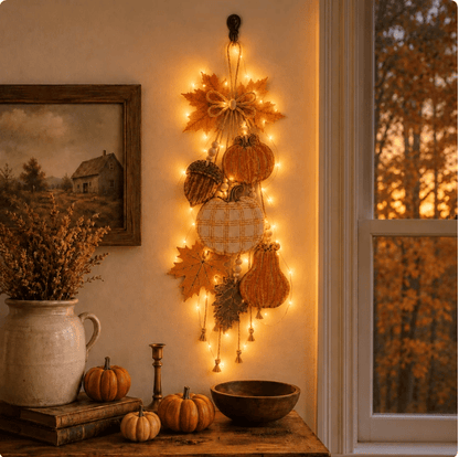 🔥LAST DAY 49% OFF - 🎃Rustic Harvest WoodenDoor Hanger