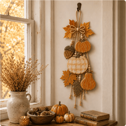 🔥LAST DAY 49% OFF - 🎃Rustic Harvest WoodenDoor Hanger